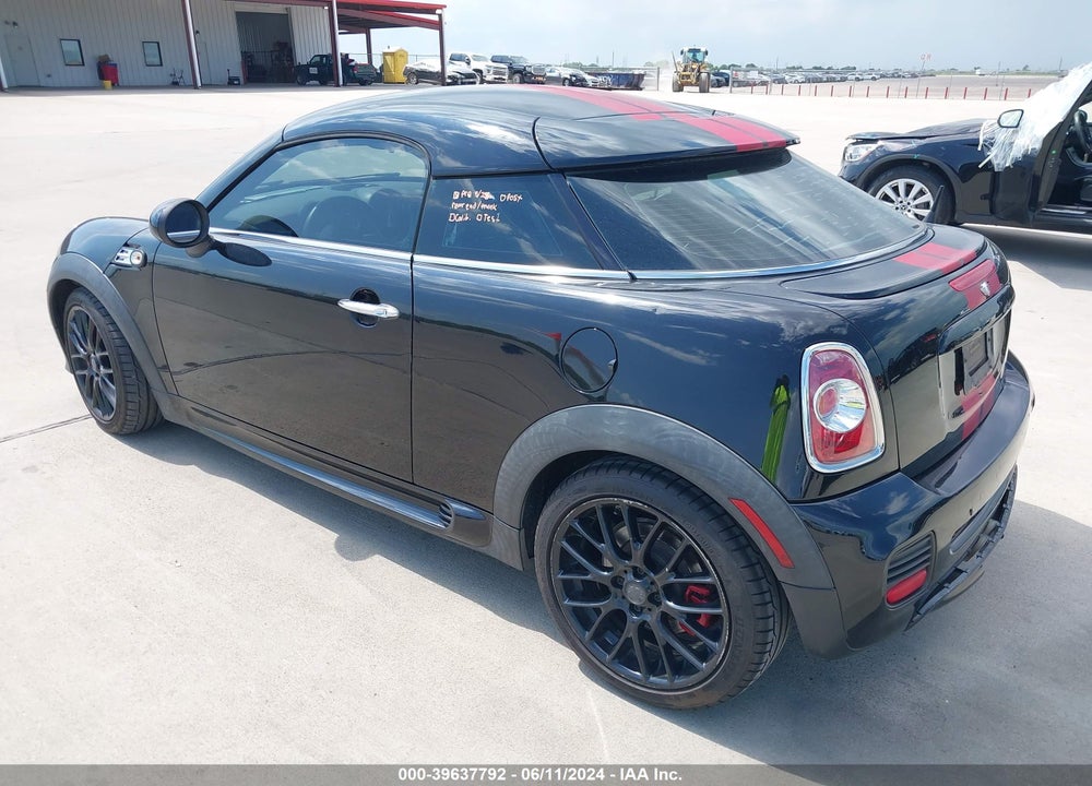 2013 MINI COUPE JOHN COOPER WORKS VIN: WMWSX9C59DT380490