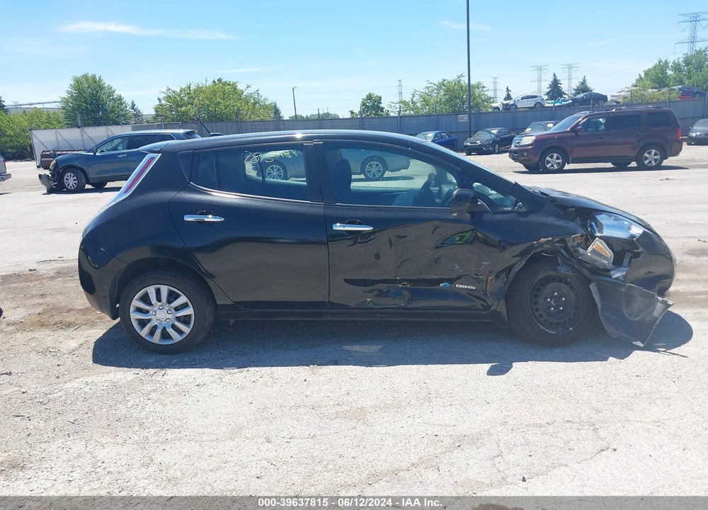 2016 NISSAN LEAF S VIN: 1N4AZ0CP6GC307707