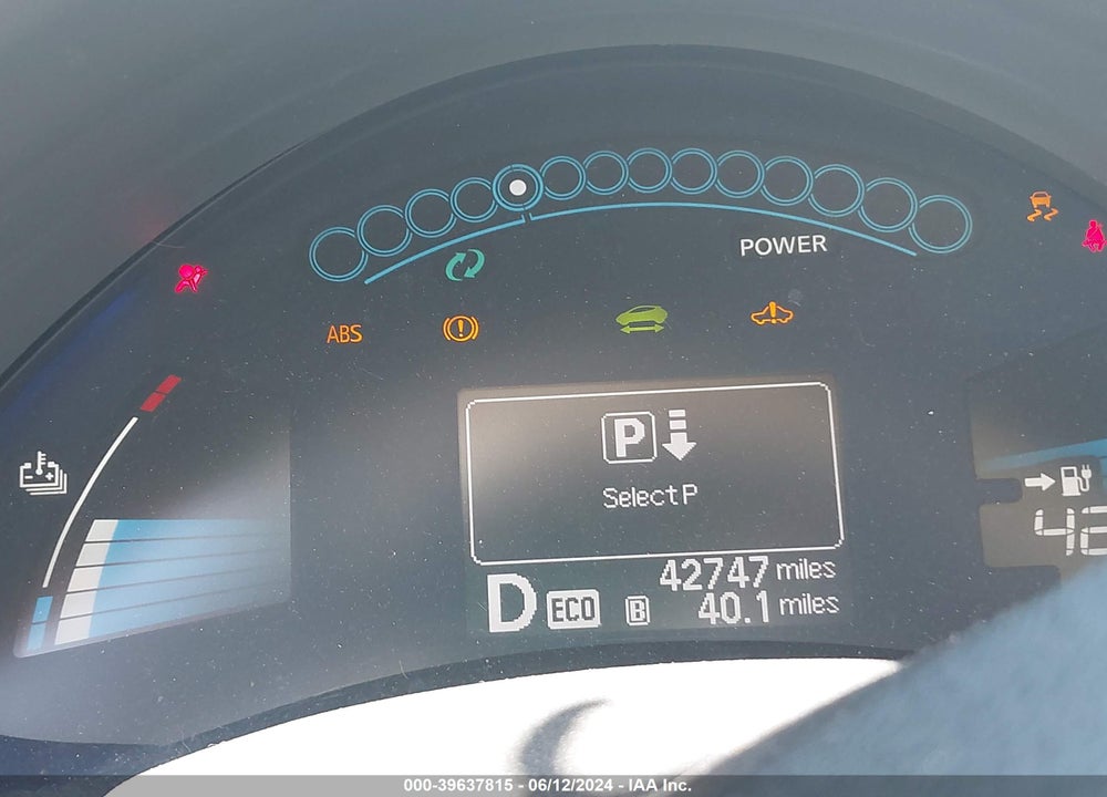 2016 NISSAN LEAF S VIN: 1N4AZ0CP6GC307707