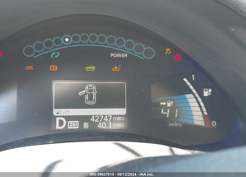 2016 NISSAN LEAF S VIN: 1N4AZ0CP6GC307707