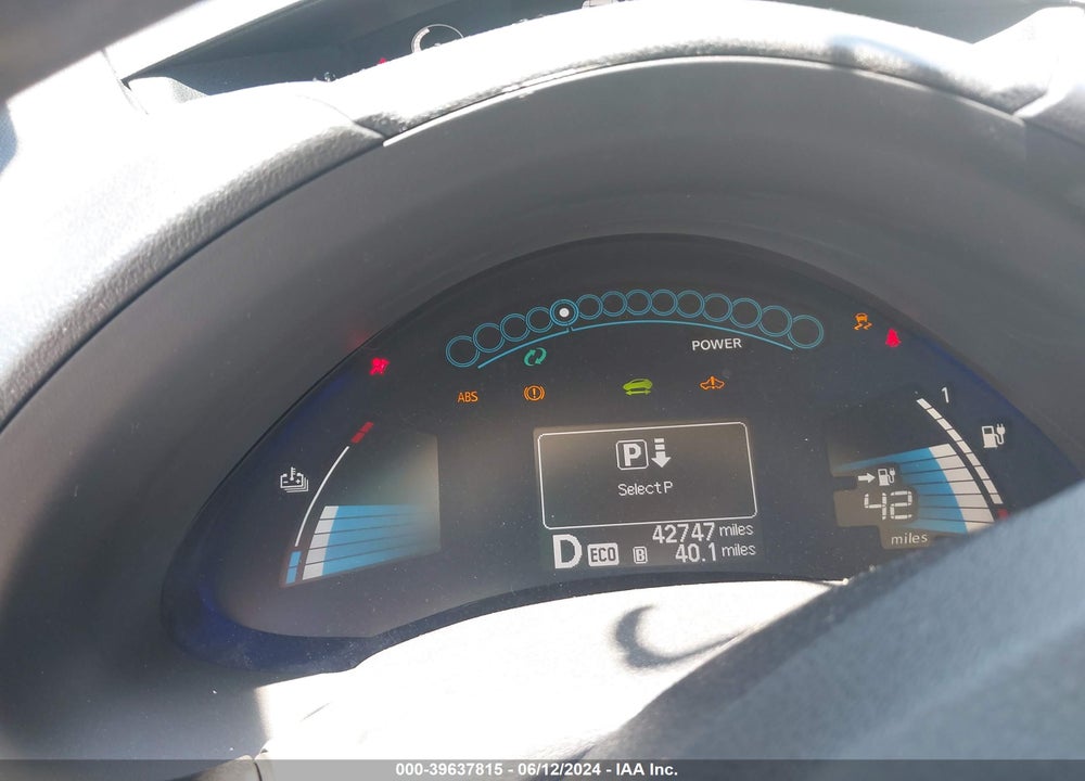 2016 NISSAN LEAF S VIN: 1N4AZ0CP6GC307707