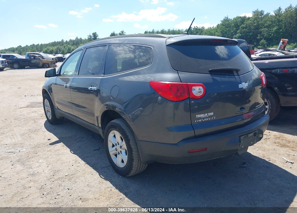 2009 CHEVROLET TRAVERSE LS VIN: 1GNER13D99S101854