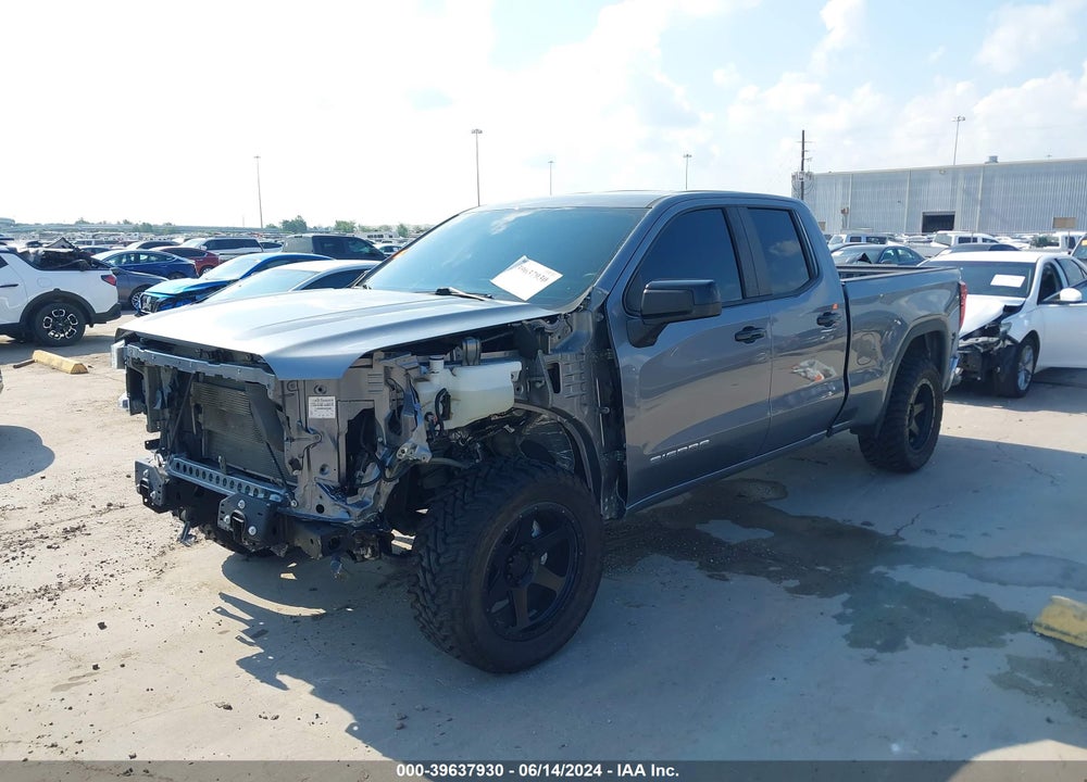 2020 GMC SIERRA 1500 2WD DOUBLE CAB STANDARD BOX VIN: 1GTR8AEF5LZ320904