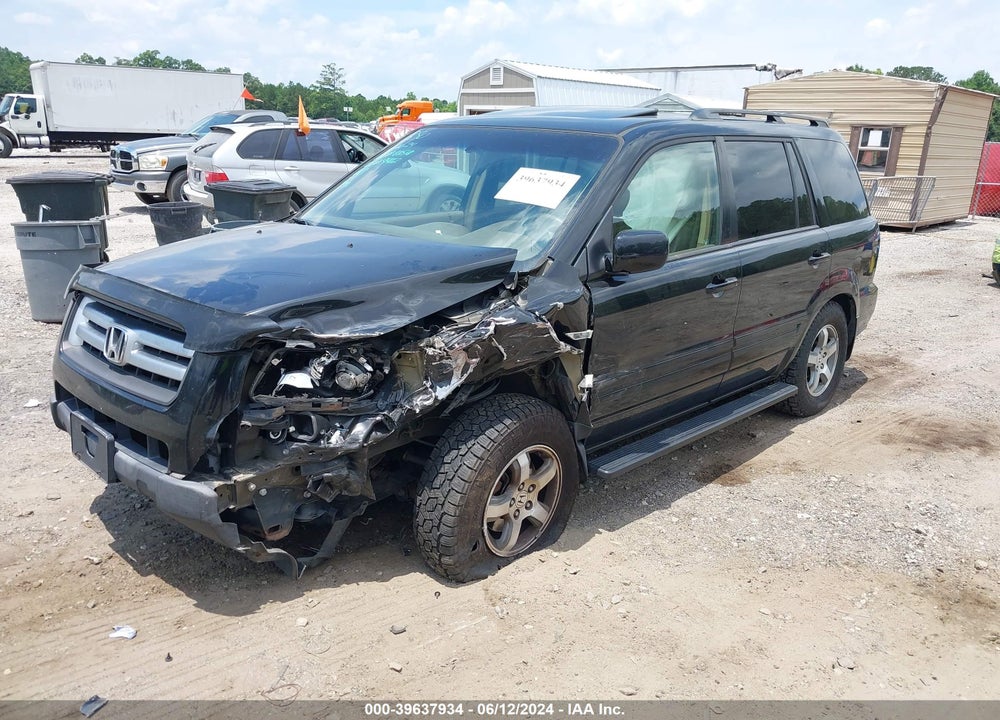 2008 HONDA PILOT EX-L VIN: 5FNYF18728B049402