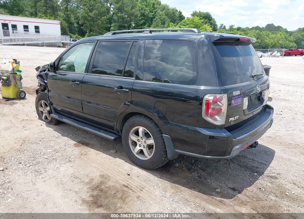 2008 HONDA PILOT EX-L VIN: 5FNYF18728B049402