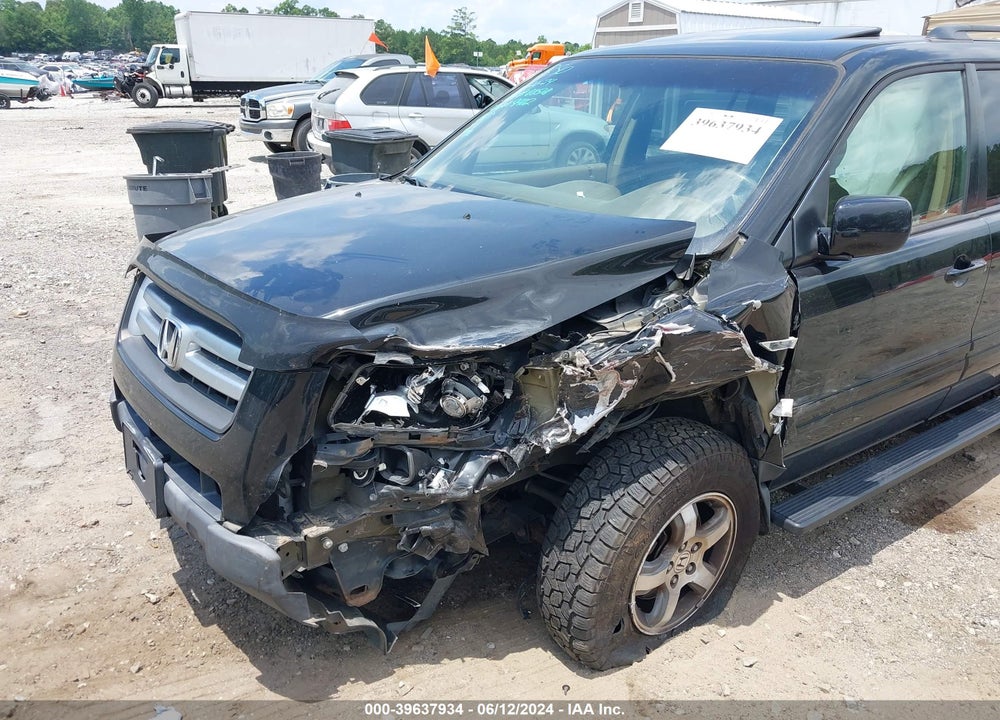 2008 HONDA PILOT EX-L VIN: 5FNYF18728B049402