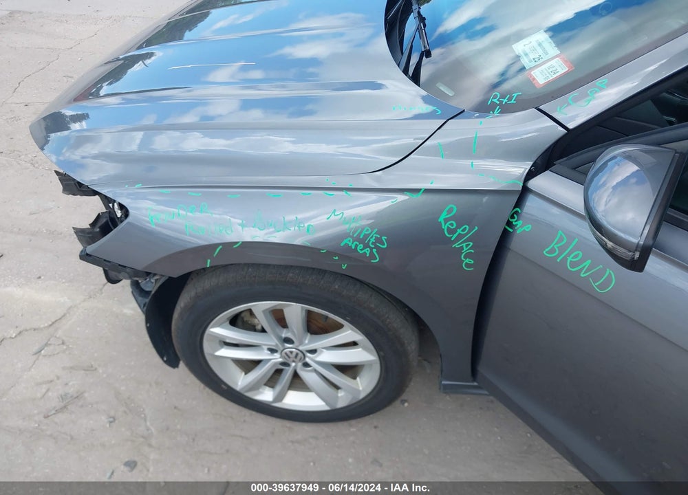 2021 VOLKSWAGEN PASSAT 2.0T S VIN: 1VWAA7A39MC007338