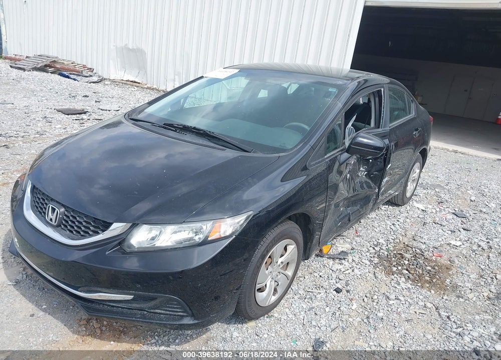 2015 HONDA CIVIC LX VIN: 19XFB2F50FE107147