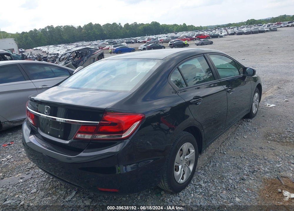 2015 HONDA CIVIC LX VIN: 19XFB2F50FE107147