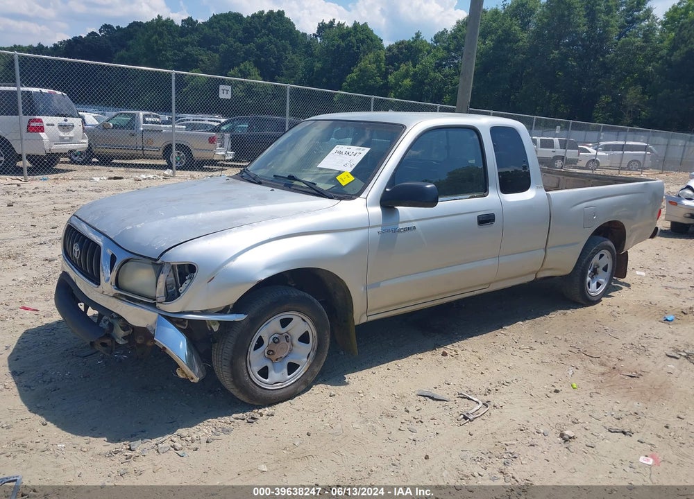 2002 TOYOTA TACOMA VIN: 5TEVL52N22Z014133