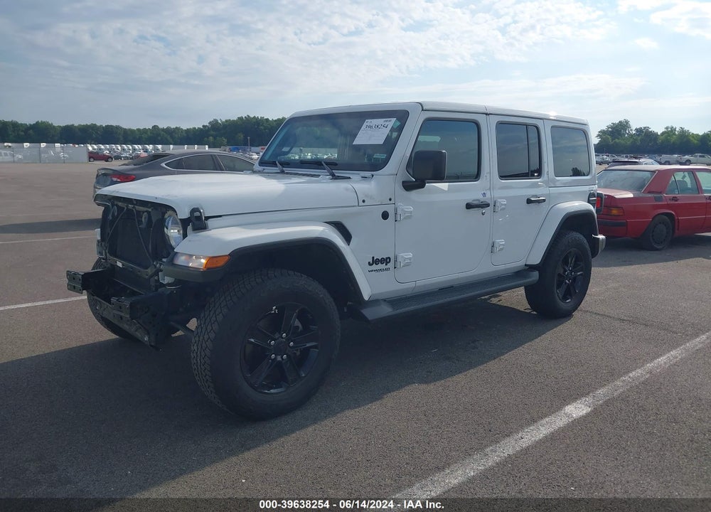 2021 JEEP WRANGLER UNLIMITED SAHARA ALTITUDE 4X4 VIN: 1C4HJXEN1MW848484