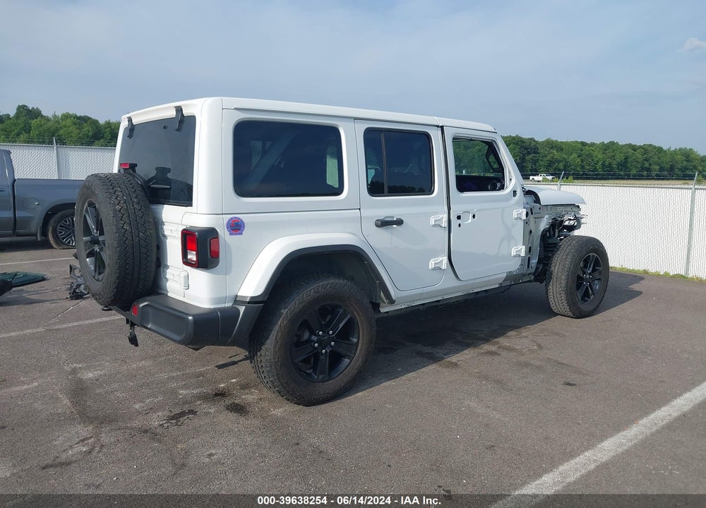 2021 JEEP WRANGLER UNLIMITED SAHARA ALTITUDE 4X4 VIN: 1C4HJXEN1MW848484