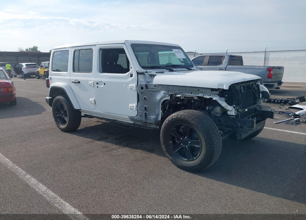 2021 JEEP WRANGLER UNLIMITED SAHARA ALTITUDE 4X4 VIN: 1C4HJXEN1MW848484