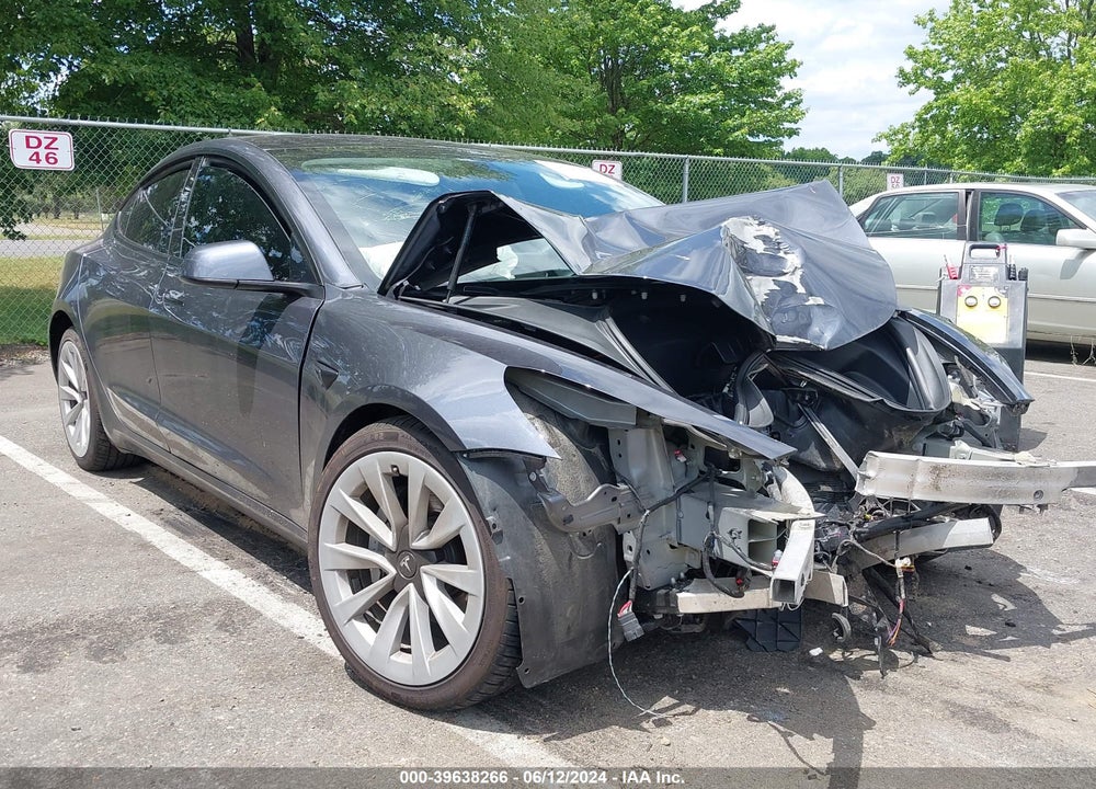 2022 TESLA MODEL 3 LONG RANGE DUAL MOTOR ALL-WHEEL DRIVE VIN: 5YJ3E1EB6NF192645