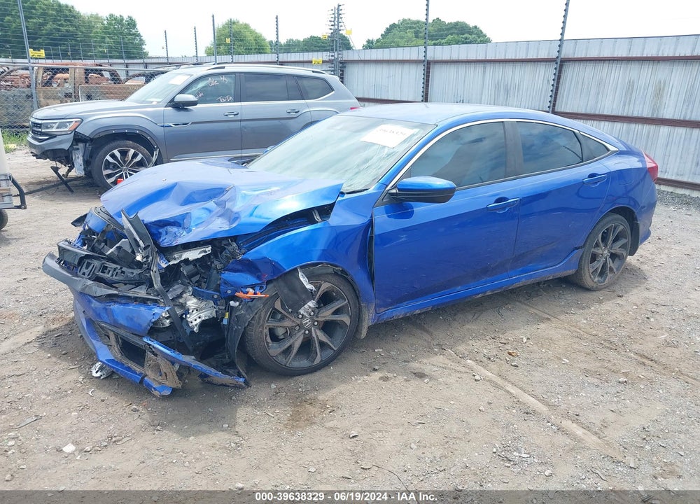2019 HONDA CIVIC SPORT VIN: 19XFC2F8XKE034886