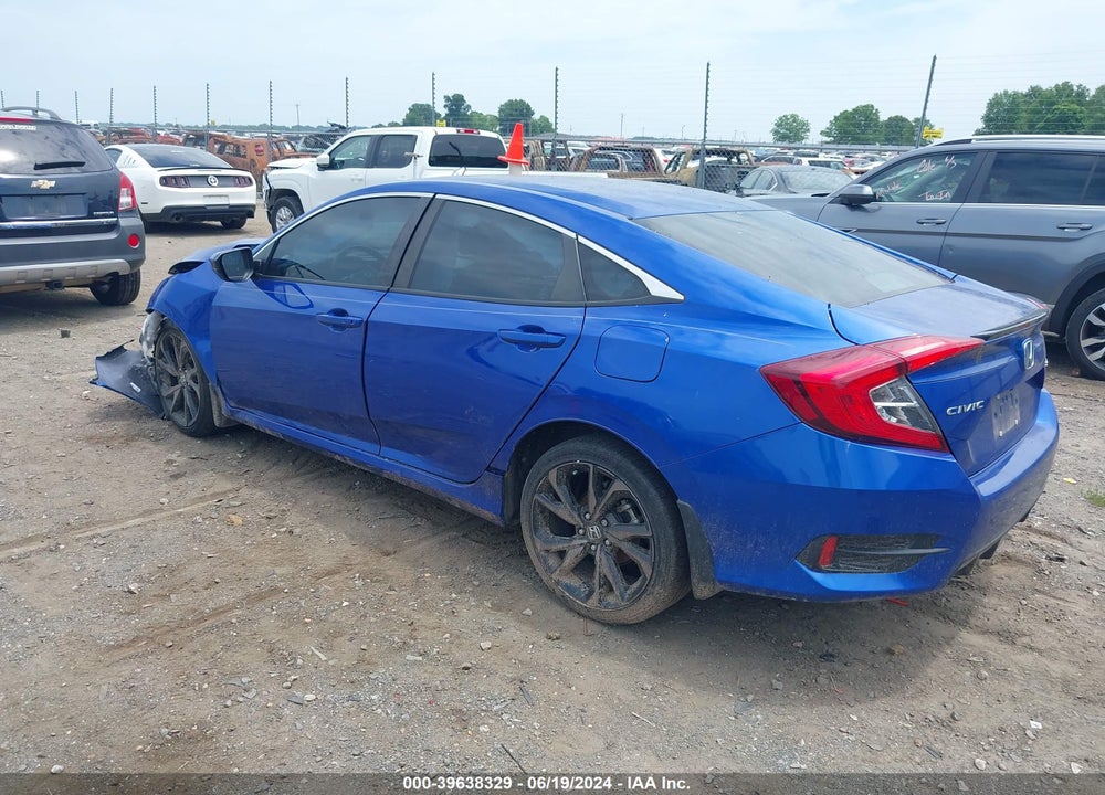 2019 HONDA CIVIC SPORT VIN: 19XFC2F8XKE034886