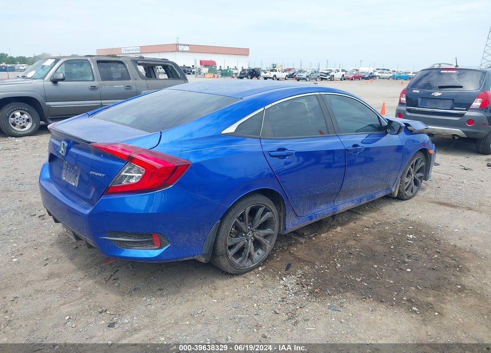 2019 HONDA CIVIC SPORT VIN: 19XFC2F8XKE034886