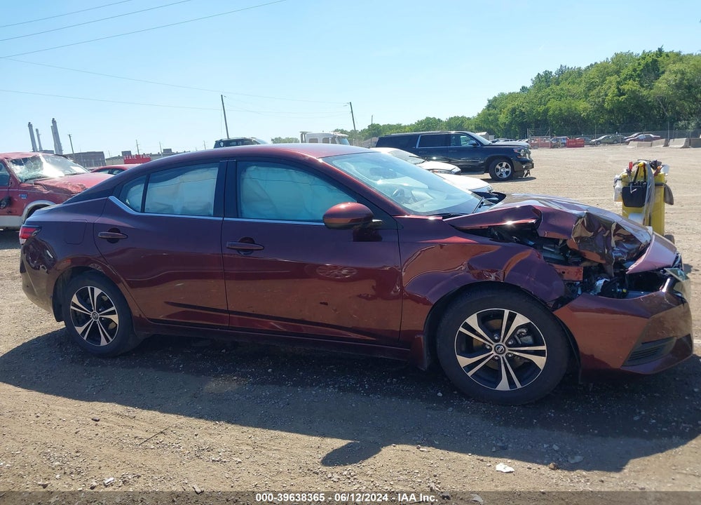 2022 NISSAN SENTRA SV XTRONIC CVT VIN: 3N1AB8CV4NY264259