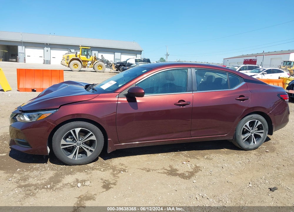2022 NISSAN SENTRA SV XTRONIC CVT VIN: 3N1AB8CV4NY264259