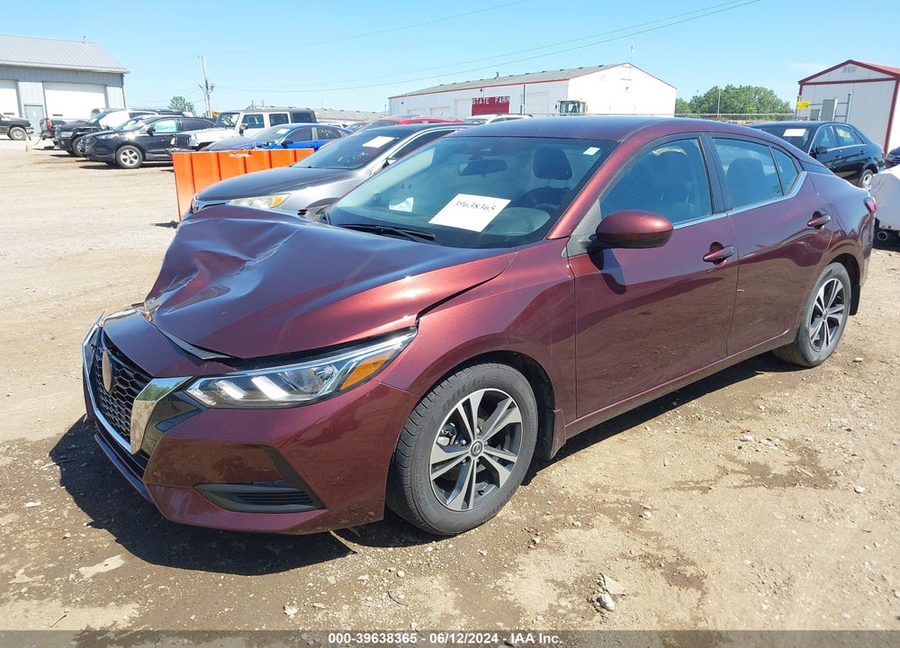 2022 NISSAN SENTRA SV XTRONIC CVT VIN: 3N1AB8CV4NY264259