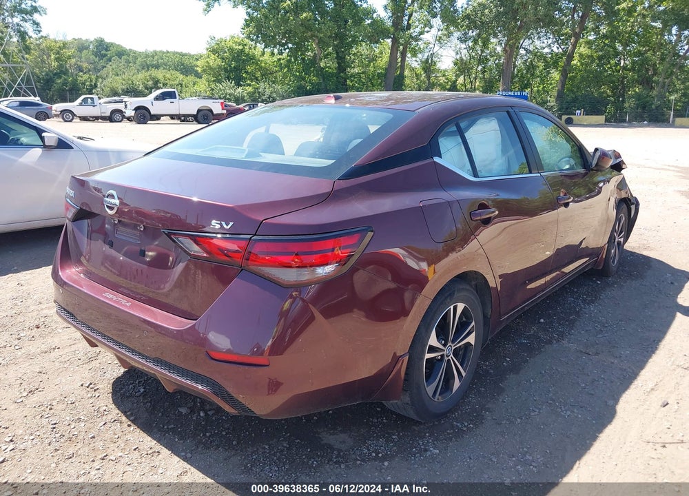 2022 NISSAN SENTRA SV XTRONIC CVT VIN: 3N1AB8CV4NY264259