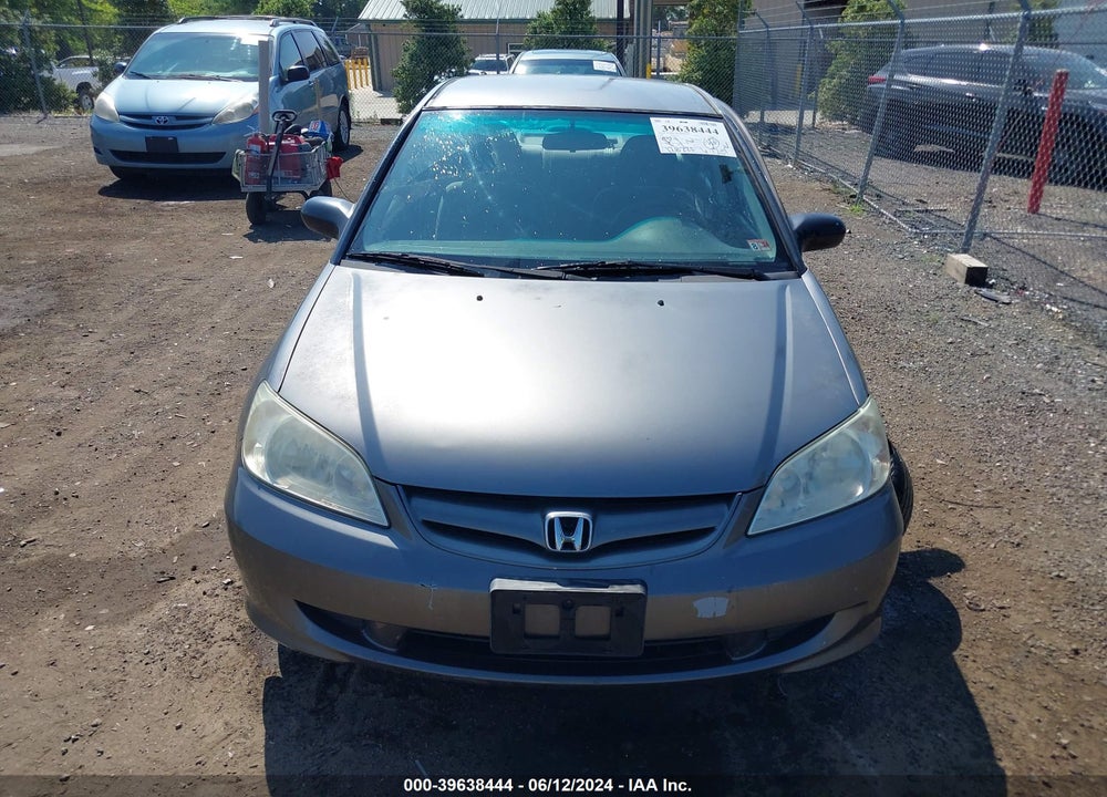 2005 HONDA CIVIC LX VIN: 2HGES16615H629224
