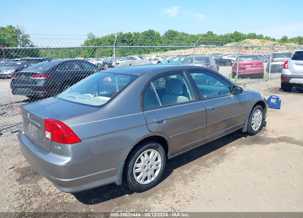 2005 HONDA CIVIC LX VIN: 2HGES16615H629224