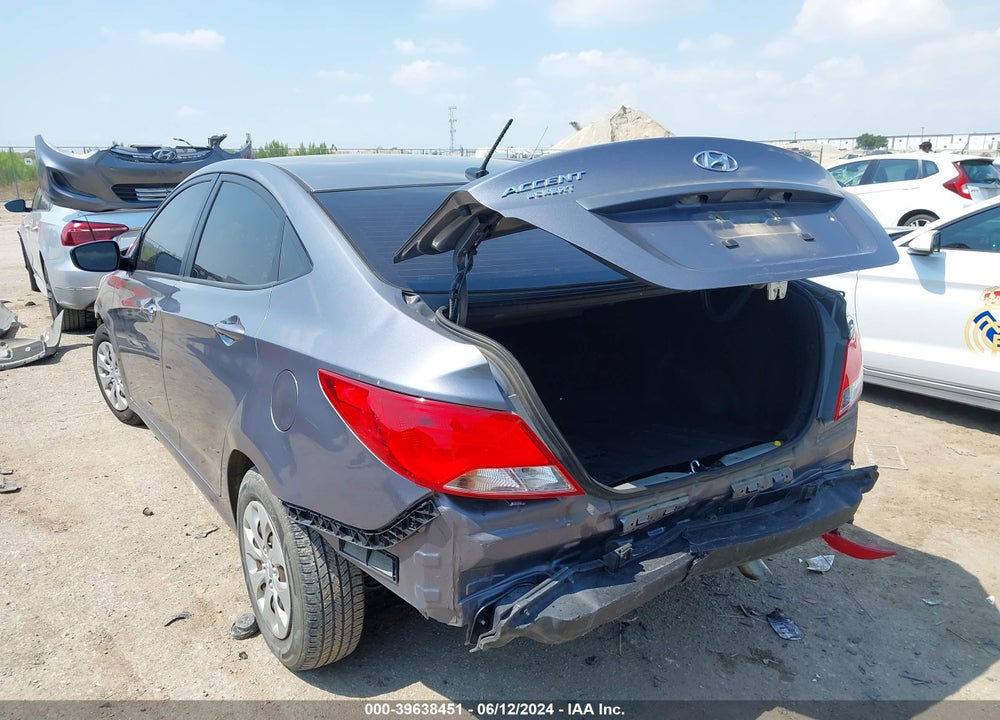 2016 HYUNDAI ACCENT SE VIN: KMHCT4AE4GU011975