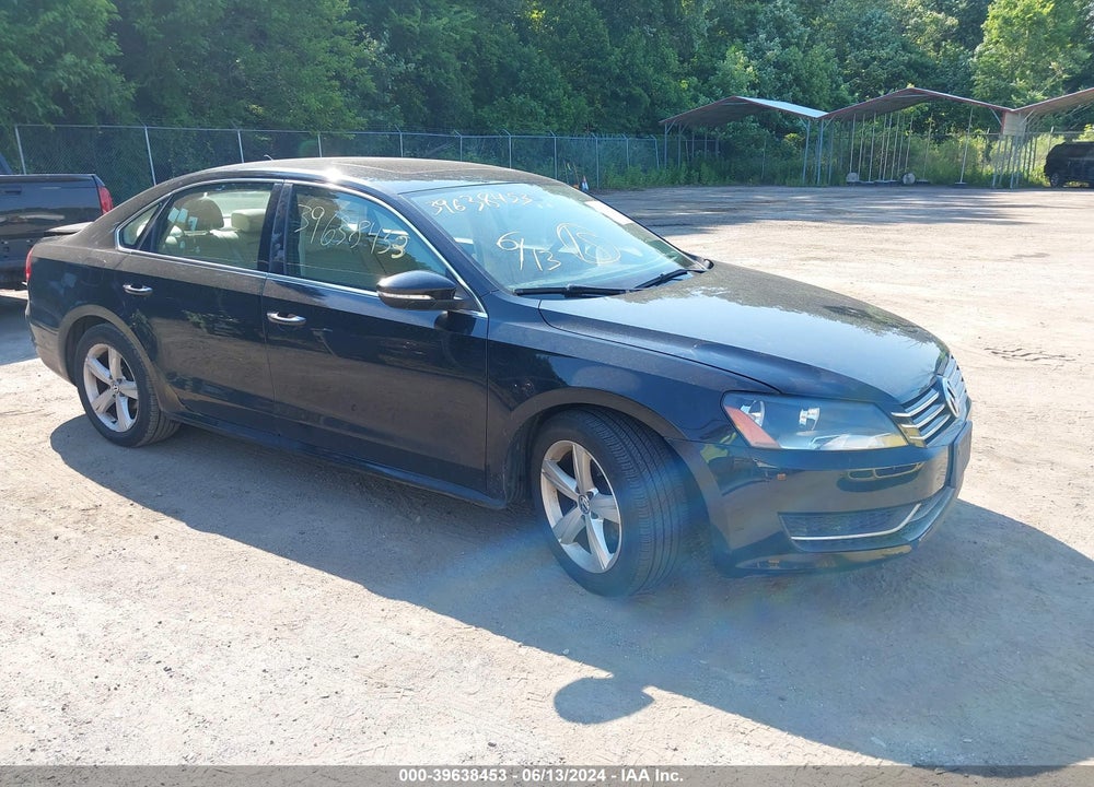 2012 VOLKSWAGEN PASSAT 2.5L SE VIN: 1VWBP7A30CC068921