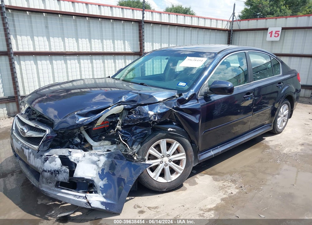 2012 SUBARU LEGACY 2.5I VIN: 4S3BMCA65C3017400