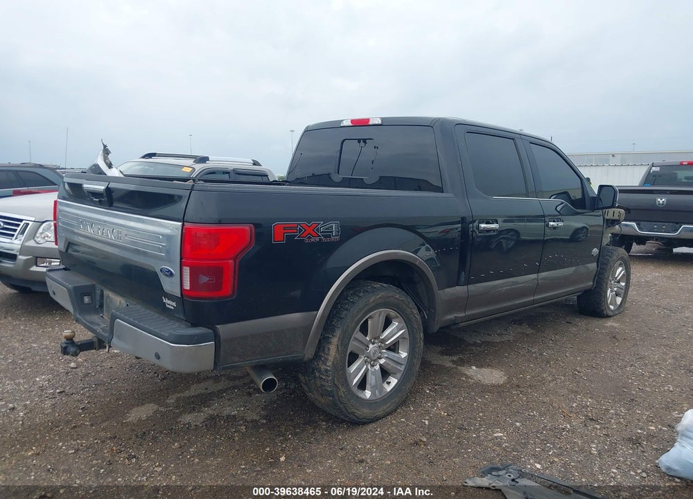 2018 FORD F-150 KING RANCH VIN: 1FTEW1EG0JFC27655
