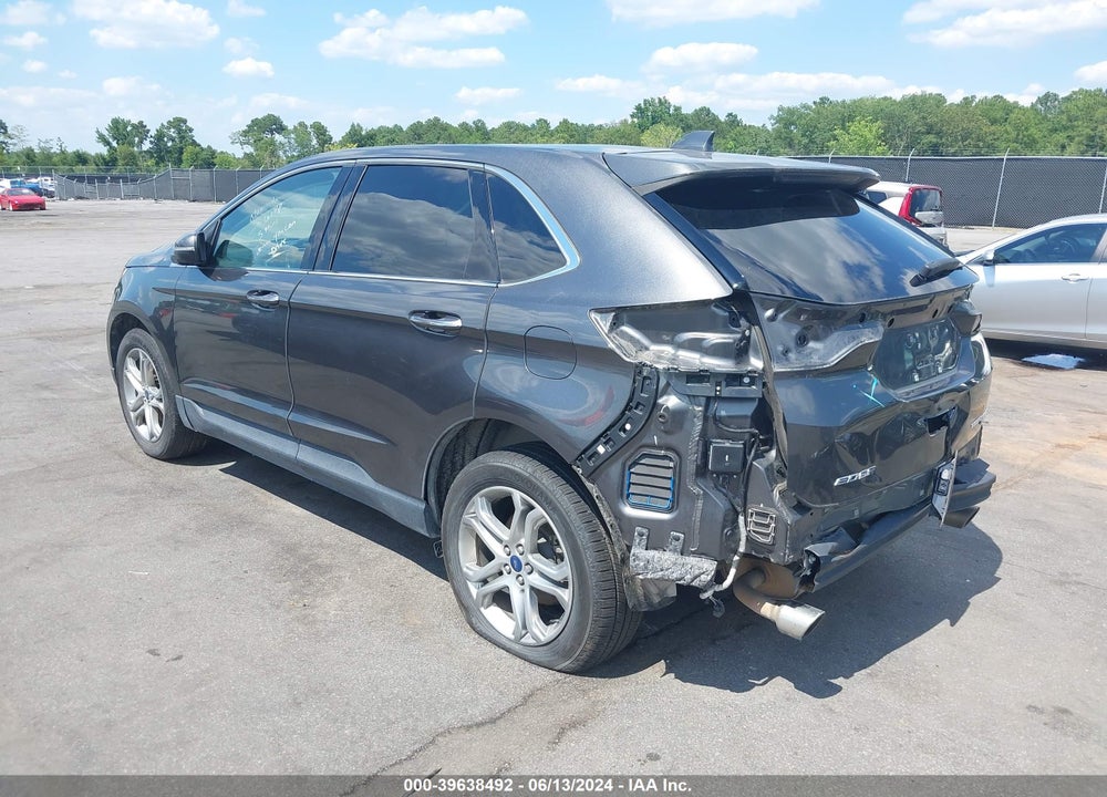 2017 FORD EDGE TITANIUM VIN: 2FMPK3K95HBB77607