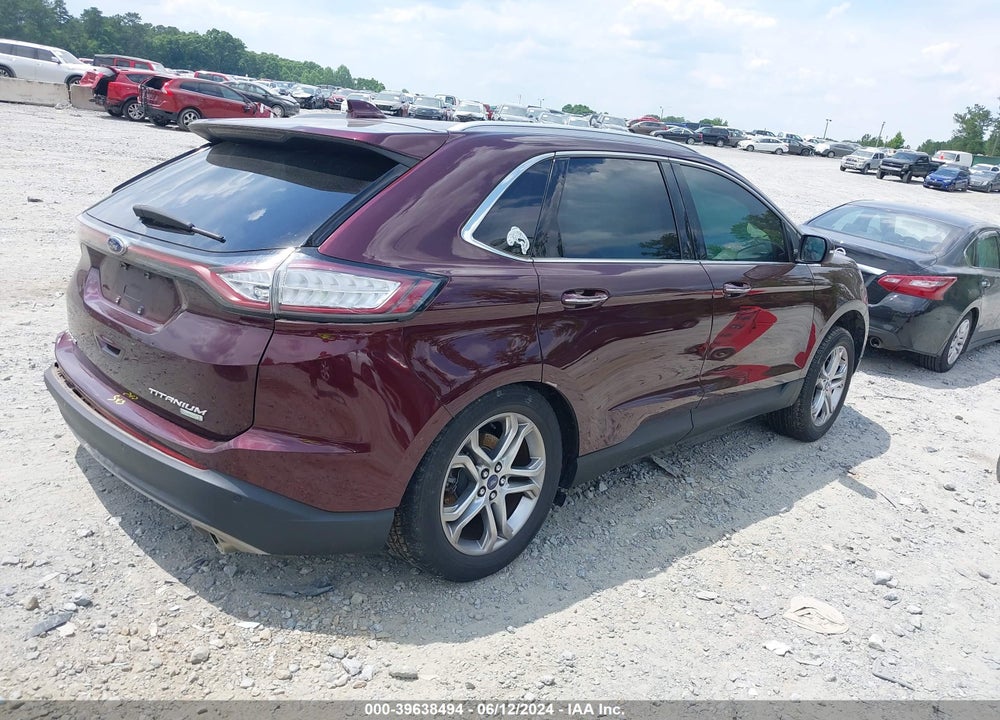 2017 FORD EDGE TITANIUM VIN: 2FMPK3K9XHBC58831