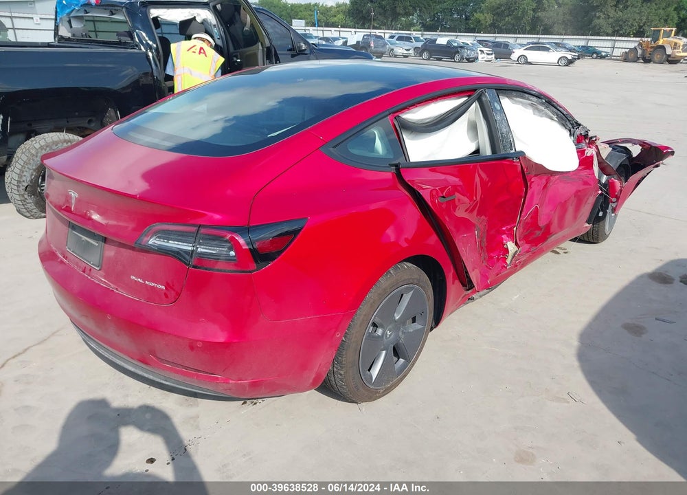 2022 TESLA MODEL 3 VIN: 5YJ3E1EB0NF245453