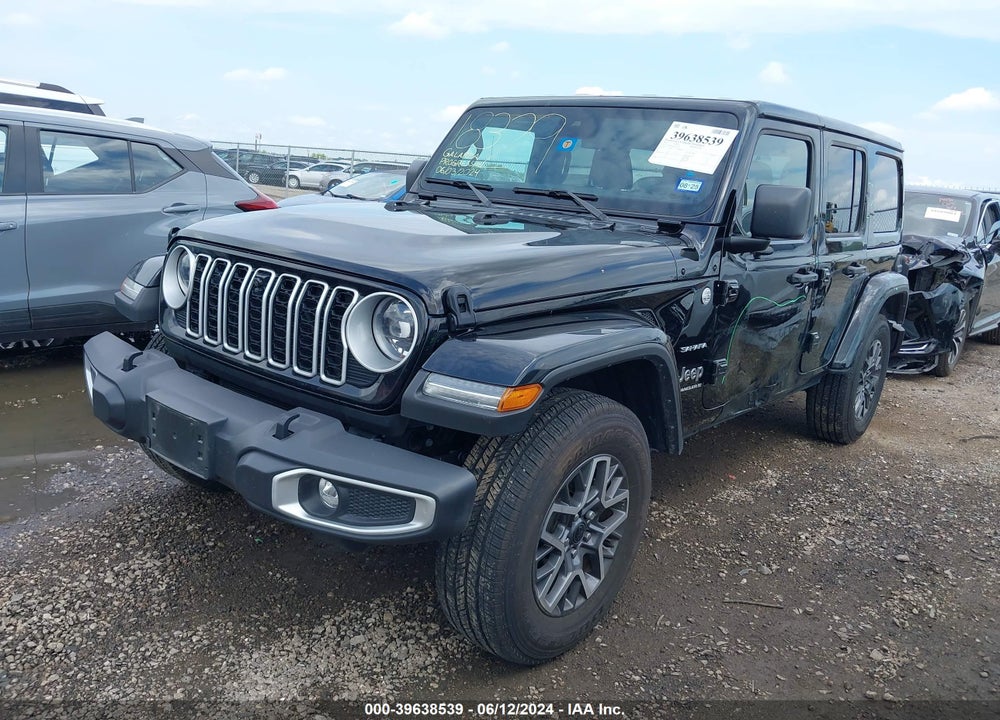 2024 JEEP WRANGLER 4-DOOR SAHARA 4X4 VIN: 1C4PJXEN0RW103275