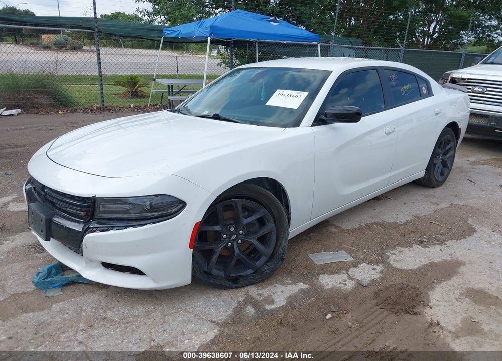 2019 DODGE CHARGER SXT RWD VIN: 2C3CDXBGXKH716475