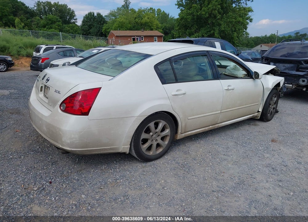 2007 NISSAN MAXIMA 3.5 SL VIN: 1N4BA41E67C860085