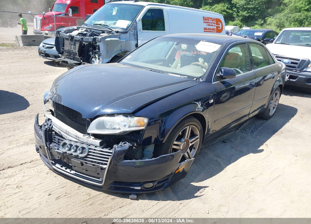 2006 AUDI A4 2.0T VIN: WAUDF78E26A258433