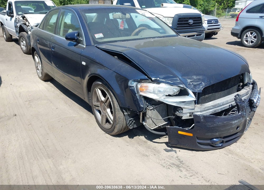 2006 AUDI A4 2.0T VIN: WAUDF78E26A258433