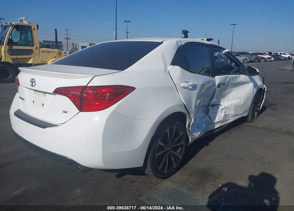 2019 TOYOTA COROLLA SE VIN: 2T1BURHE2KC142280