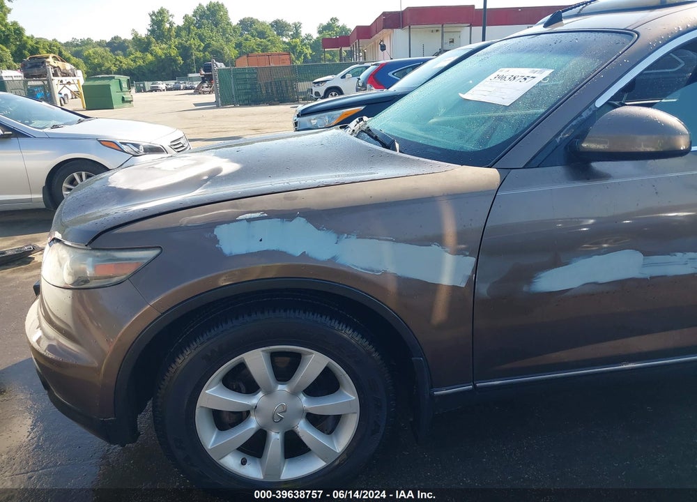 2005 INFINITI FX35 VIN: JNRAS08U15X101648