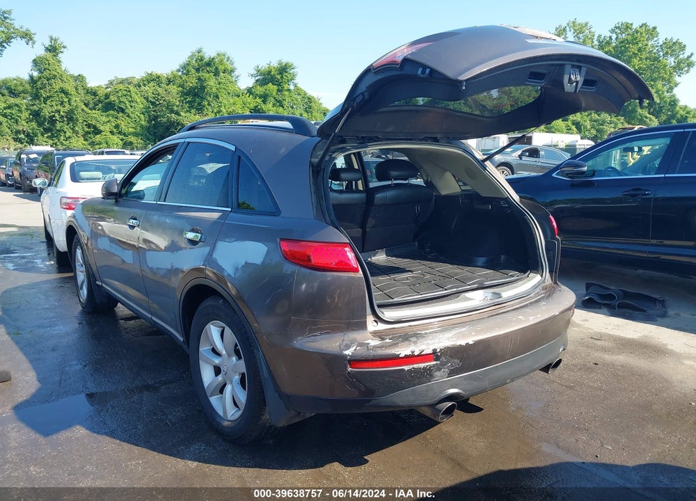2005 INFINITI FX35 VIN: JNRAS08U15X101648