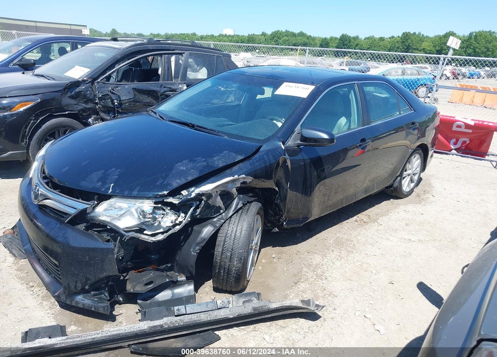 2012 TOYOTA CAMRY XLE VIN: 4T4BF1FKXCR247966