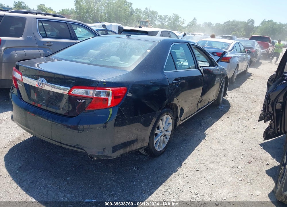 2012 TOYOTA CAMRY XLE VIN: 4T4BF1FKXCR247966