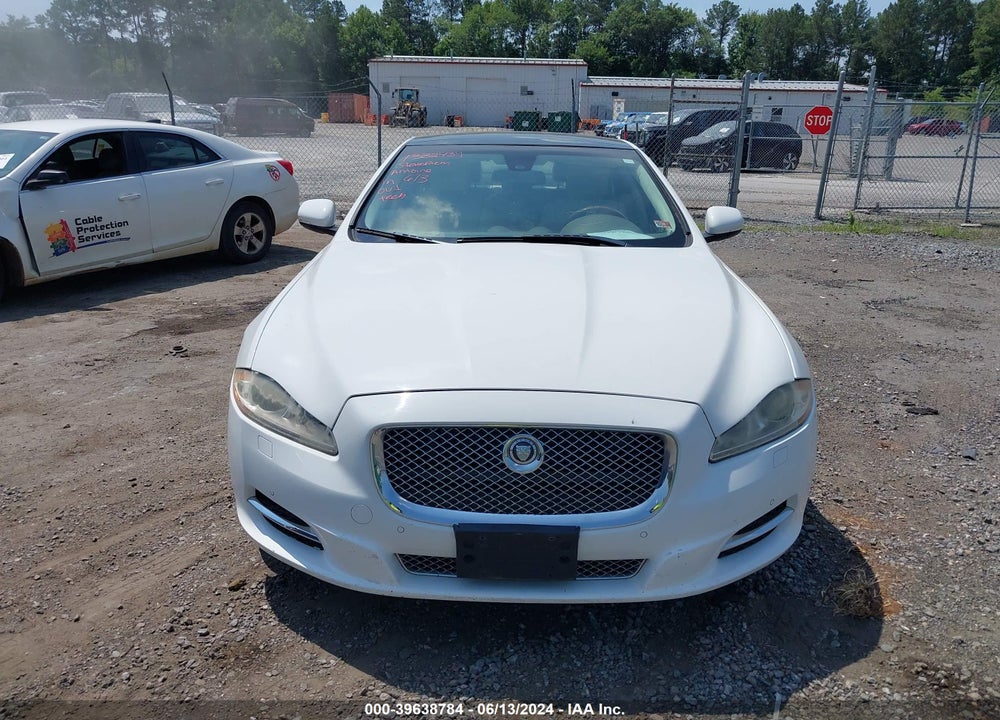 2012 JAGUAR XJ XJL PORTFOLIO VIN: SAJWA2GB8CLV31896