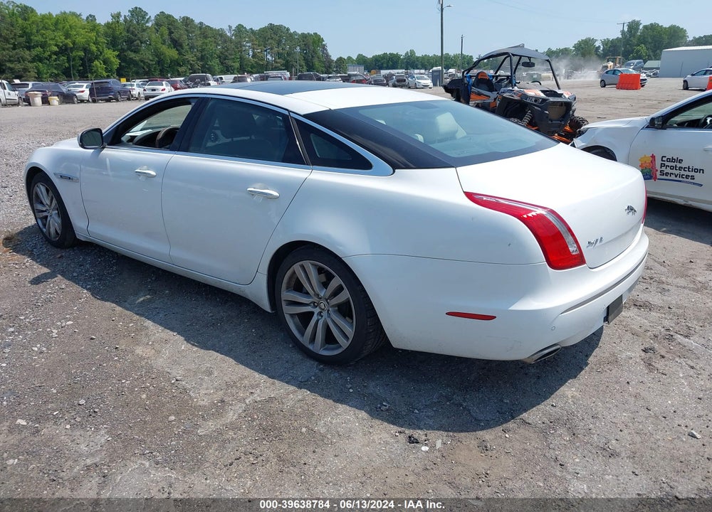 2012 JAGUAR XJ XJL PORTFOLIO VIN: SAJWA2GB8CLV31896
