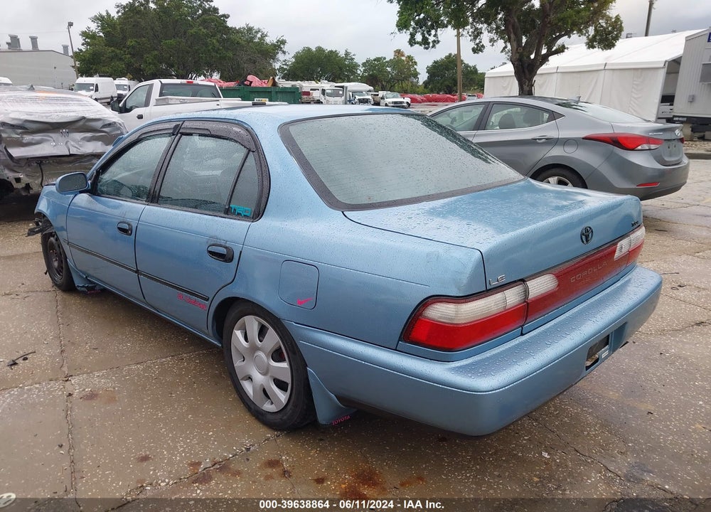 1993 TOYOTA COROLLA LE/DX VIN: 1NXAE09E5PZ076283