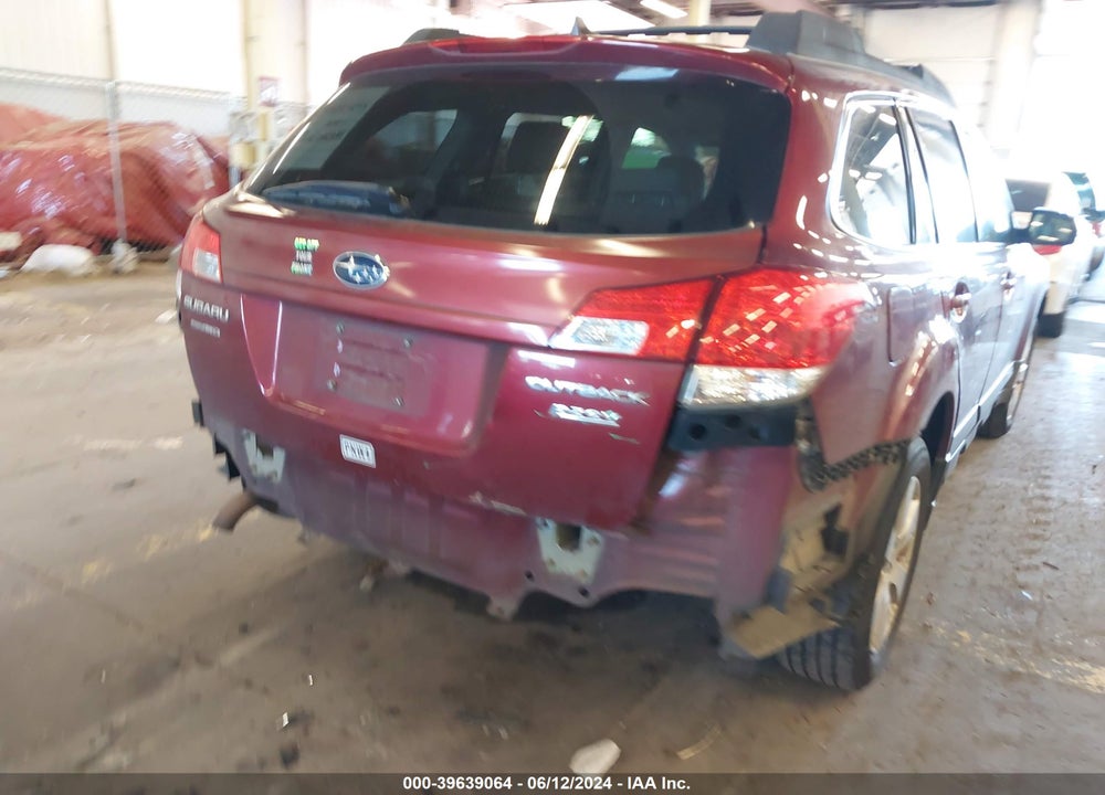 2011 SUBARU OUTBACK 2.5I PREMIUM VIN: 4S4BRBFC0B3382118
