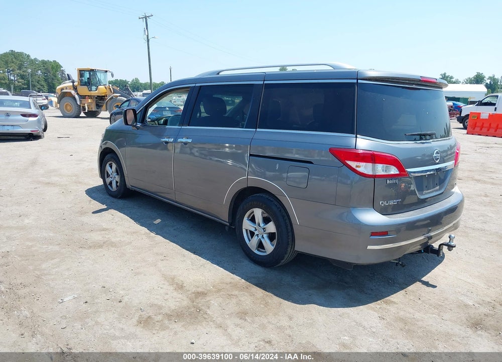 2016 NISSAN QUEST PLATINUM/S/SL/SV VIN: JN8AE2KP2G9155784