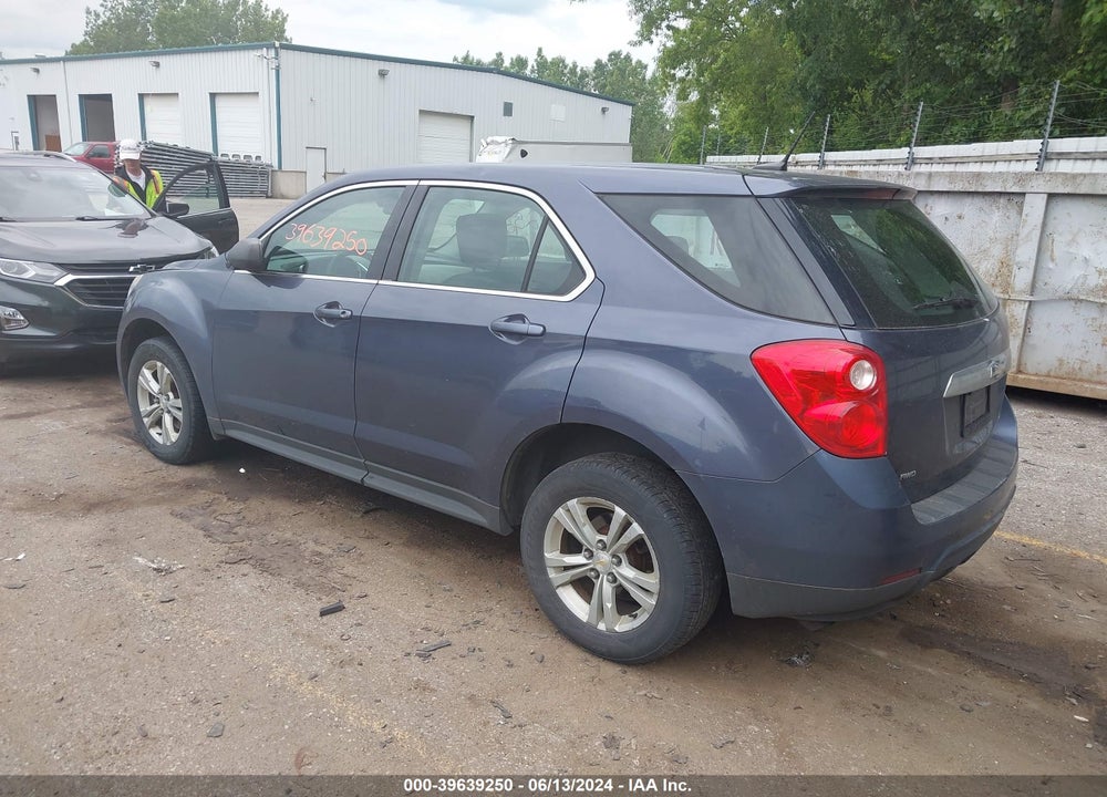 2013 CHEVROLET EQUINOX LS VIN: 2GNFLCEK5D6196910